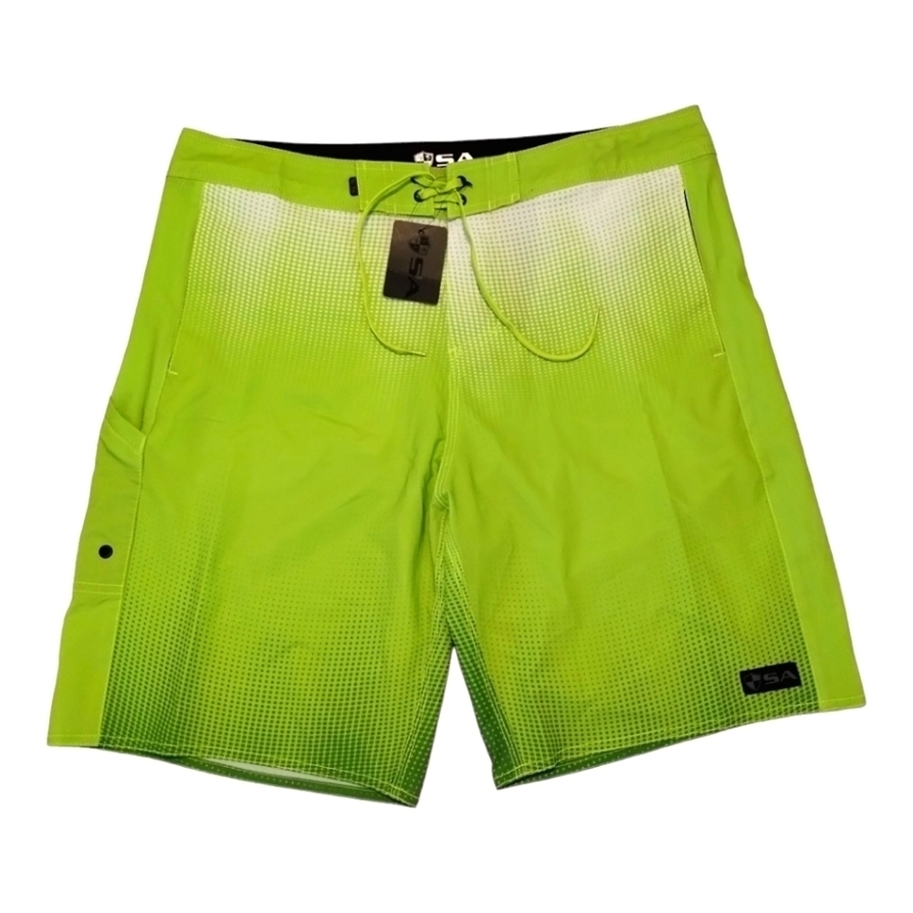 SA Gear Printed Board Shorts Pockets Surf Swim‎ Stretch